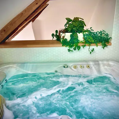 Nid Douillet Sous Les Toits Avec Jacuzzi Apartman Bagnères-de-Bigorre