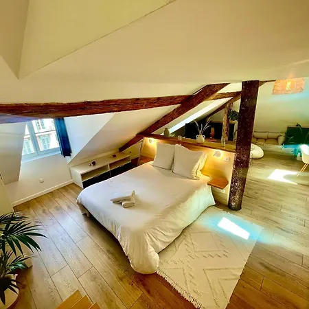Apartment Nid Douillet Sous Les Toits Avec Jacuzzi *